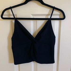 Front knot crop top
